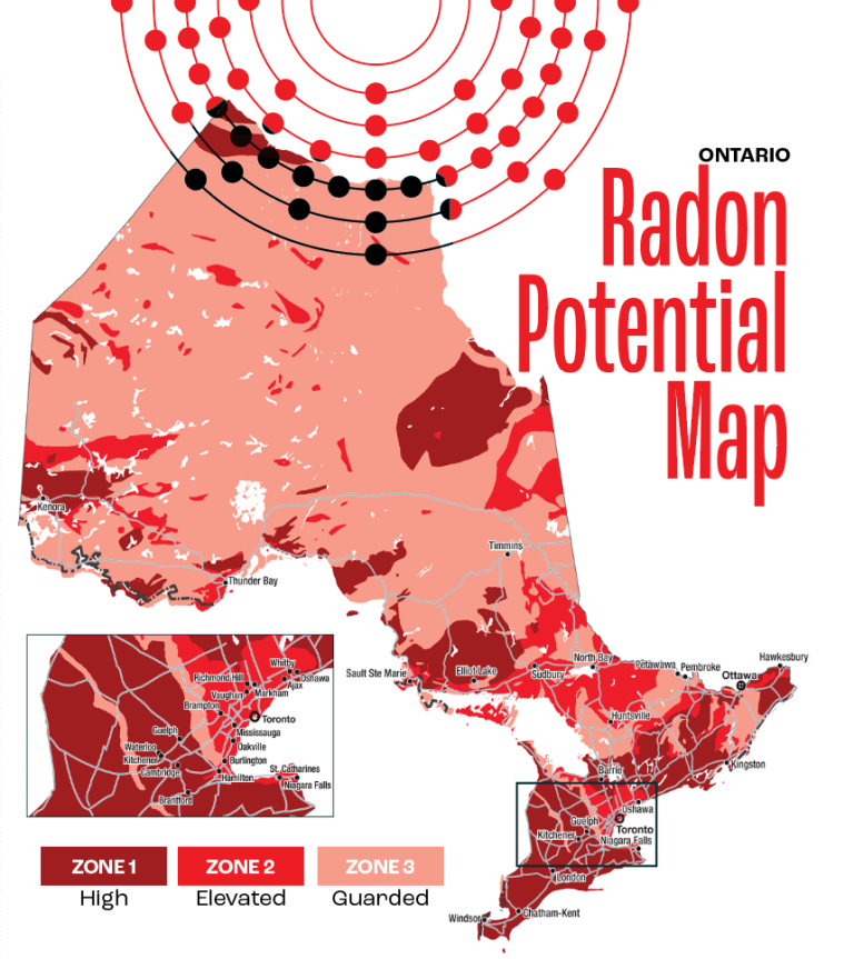 Radon level in ontario cradtec